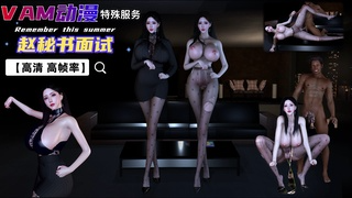 VAM动漫 赵秘书的香艳面试 剧情 【高清 高帧率】-黑丝美腿封面